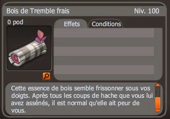 Bois de Tremble frais