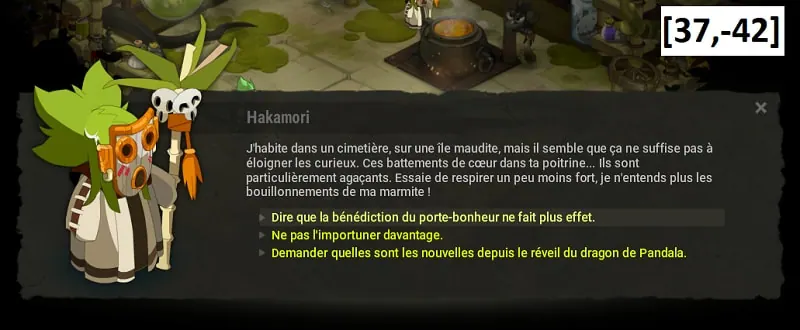 quête Une bien étrange prophétie