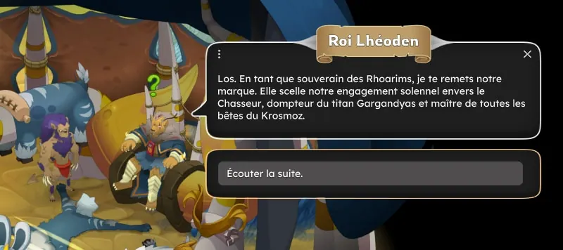 quête Trois coeurs un roi dofus