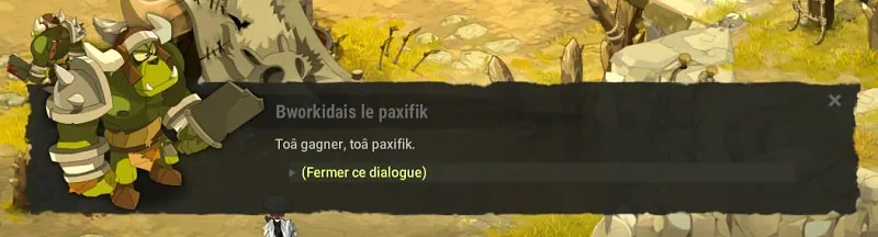 quête Bworkidais le paxifik dofus