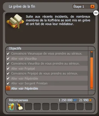 La grève de la fin