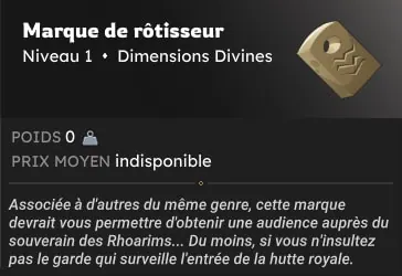 quête Un hôte de marque