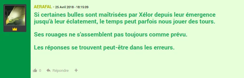 Les Auspices d'Aerafal dofus