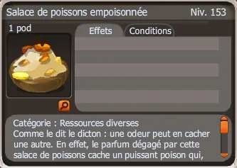 salace de poissons empoisonnée