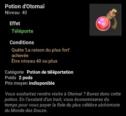 quête La raison du plus fort dofus