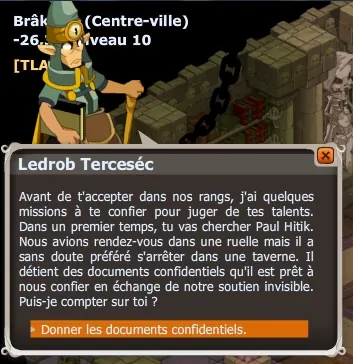 Apprentissage : Disciple de Brumaire