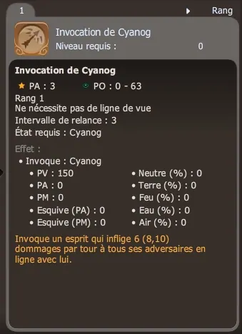 invocation de cyanog