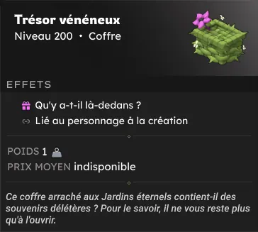Saison Ocre dofus trésor vénéneux
