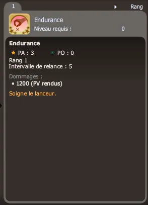 endurance dofus