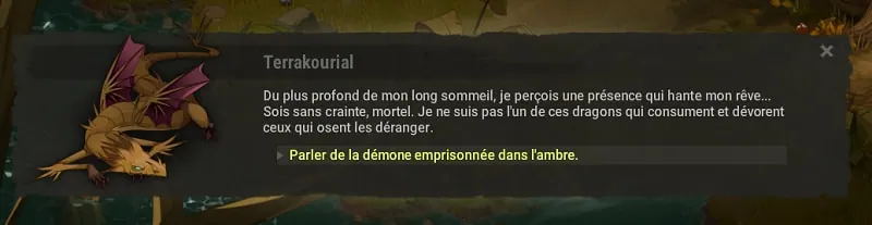quête La bête au bois dormant