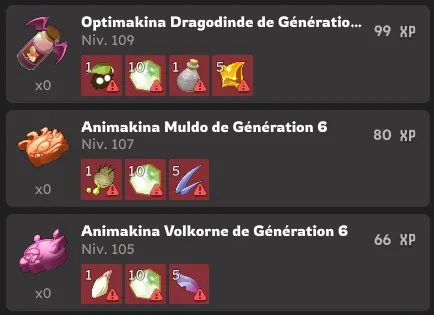 l'élevage de montures dofus