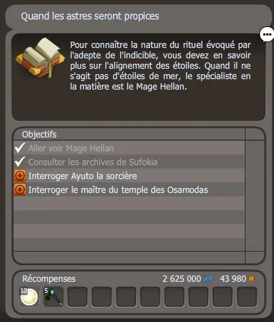Quand les astres seront propices