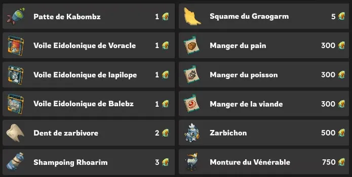Quêtes d'Osavora dofus