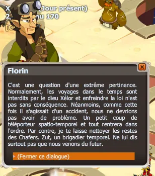 quête Les visiteurs du futur