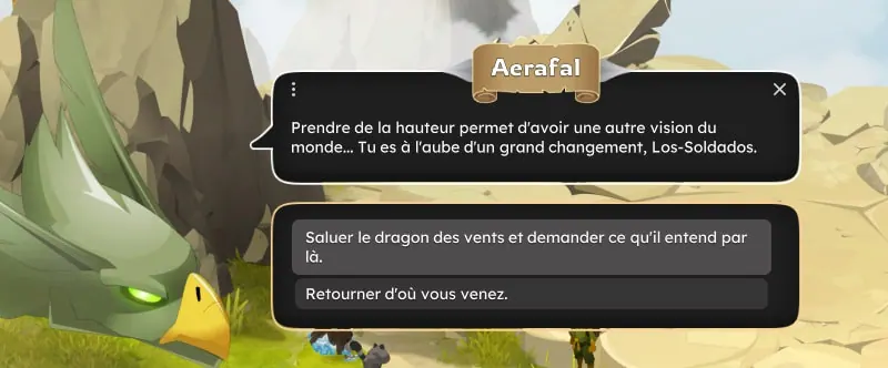 Les Auspices d'Aerafal dofus