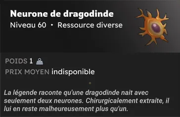 neurone de dragodinde