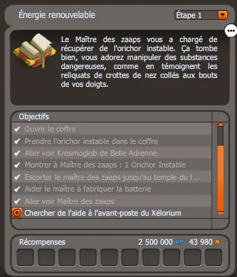 Énergie renouvelable dofus