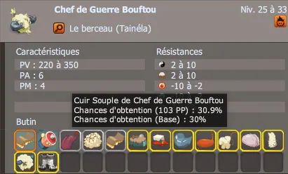 cuir souple de chef de guerre bouftou