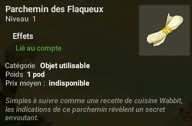 quête Le secret des Flaqueux