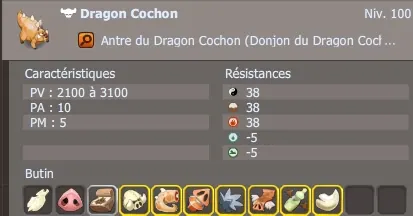Plongeon et dragon