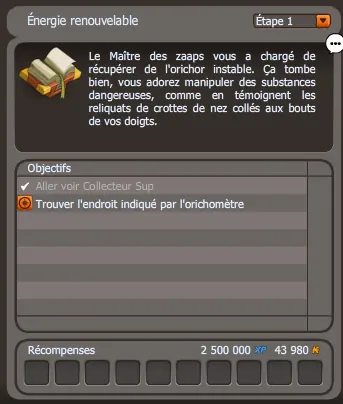 Énergie renouvelable dofus
