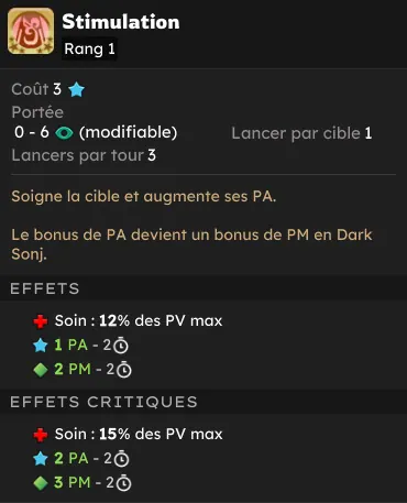 Épreuve de Songe sinjsonj