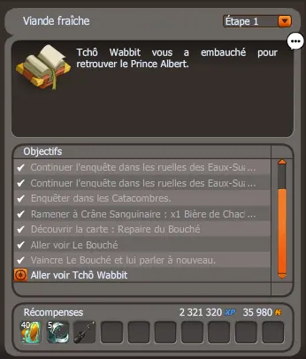 quete viande fraiche