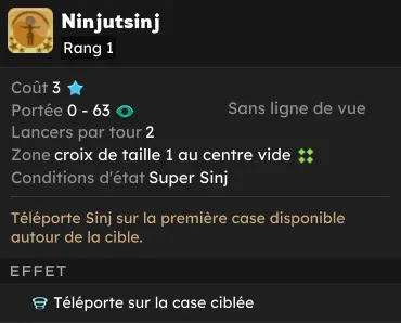 Épreuve de Songe sinjsonj