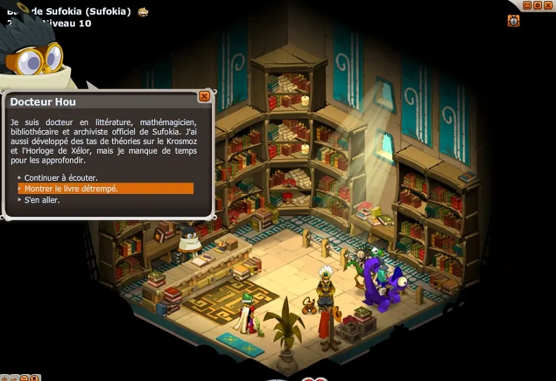 Celle qui glougloutait dans les ténèbres dofus