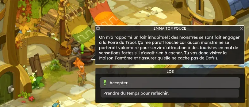 quête Donjon en lambeaux dofus
