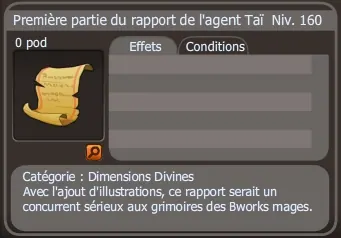 première partie du rapport de l'agent taï