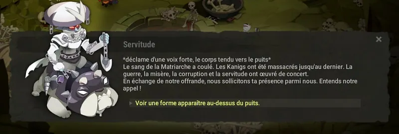 quête Les quatre volontés dofus