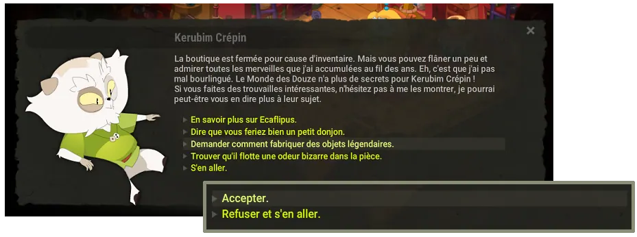 quête Bien velu c'est Kerubim