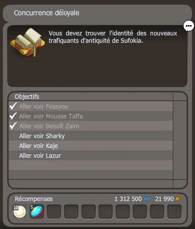 quête Concurrence déloyale