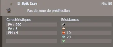 spik izzy dofus