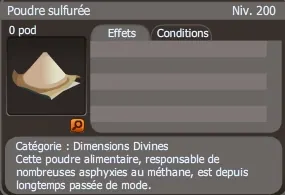 poudre sulfurée