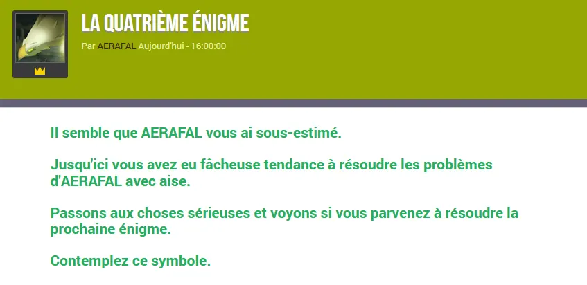 Les Auspices d'Aerafal dofus