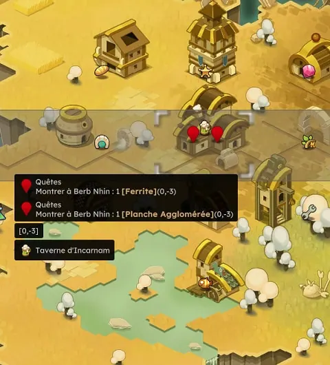 quête La hache et la pioche dofus