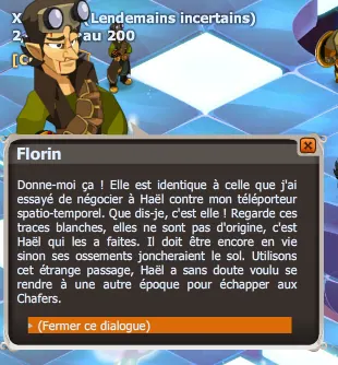 quête Les visiteurs du futur