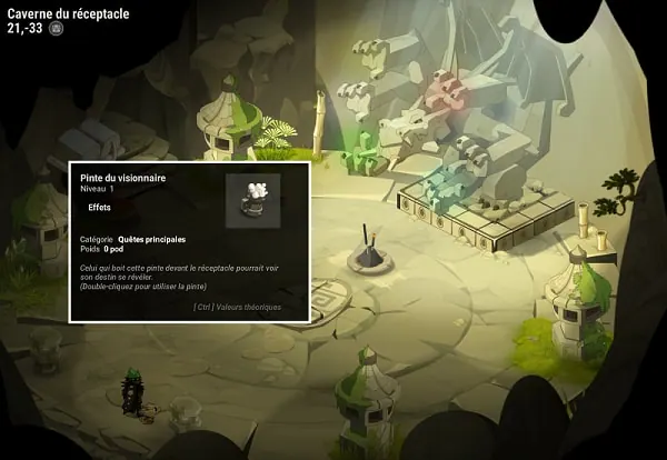 quête Le réceptacle des Dofus