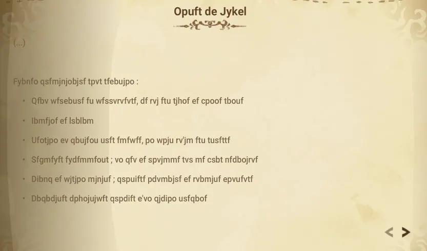 quête La raison du plus fort dofus