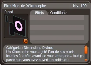pixel mort de xélomorphe