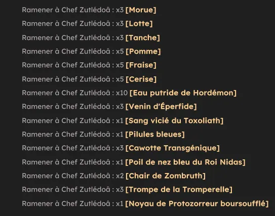quête Les gloutons des dimensions