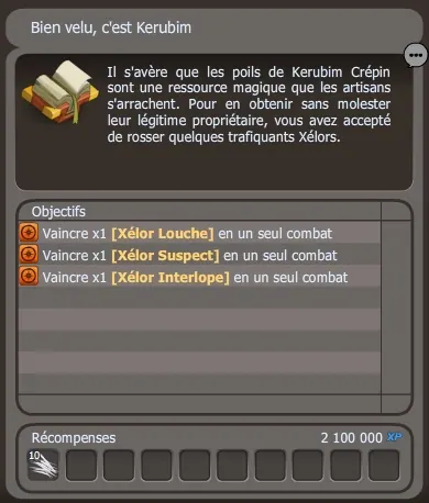Bien velu c'est Kerubim Dofus Touch