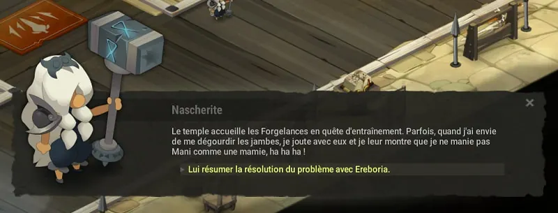 quête La fin des maningances dofus