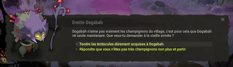 quête les racines du mal dofus