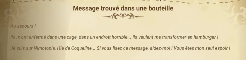quête Ne tirez pas sur le messager