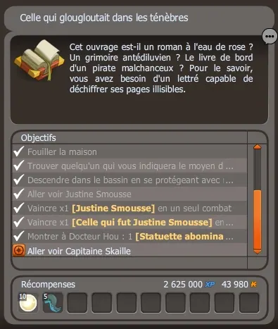 Celle qui glougloutait dans les ténèbres