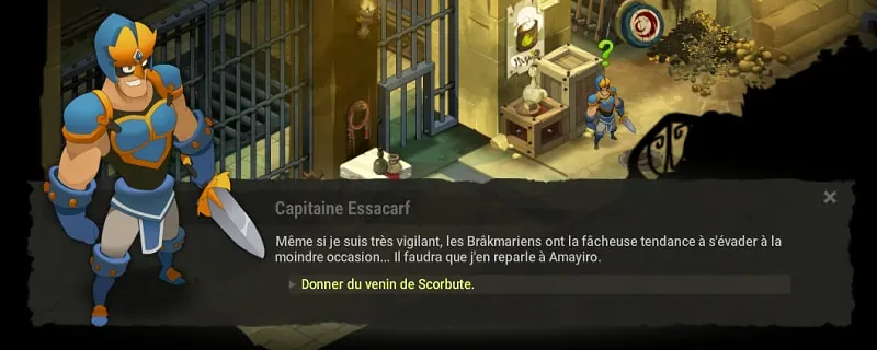 quête Poison de scorbute pour la prison