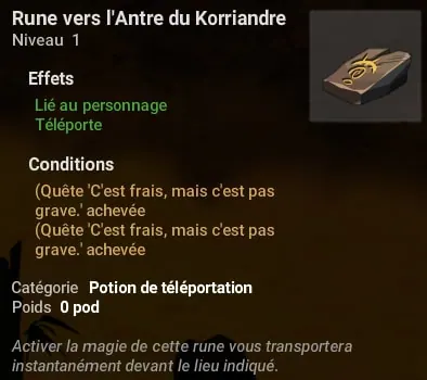 quête Ruée sur le Péki Péki